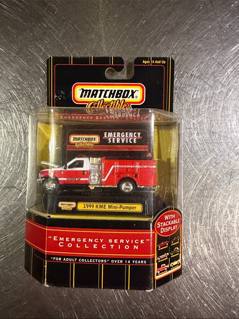Matchbox Collectibles 1999 KME Mini-Pumper Toy Fire Truck - Red